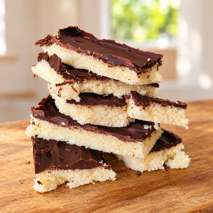 No-Bake Chocolate Coconut Slice