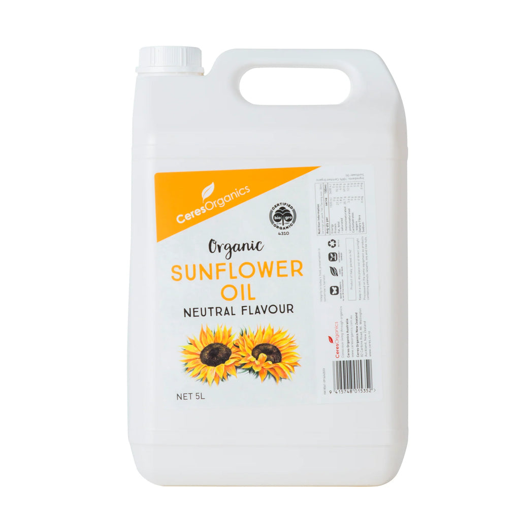 Sunflower Oil, RBD, Organic - 5lt
