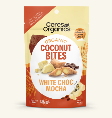 Organic Coconut Wafer Bites - White Chocolate Mocha