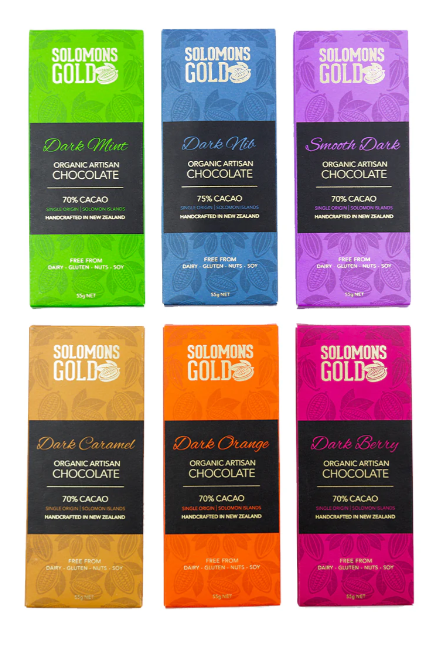 Solomon's Gold Organic Artisan Chocolate Block- 55g