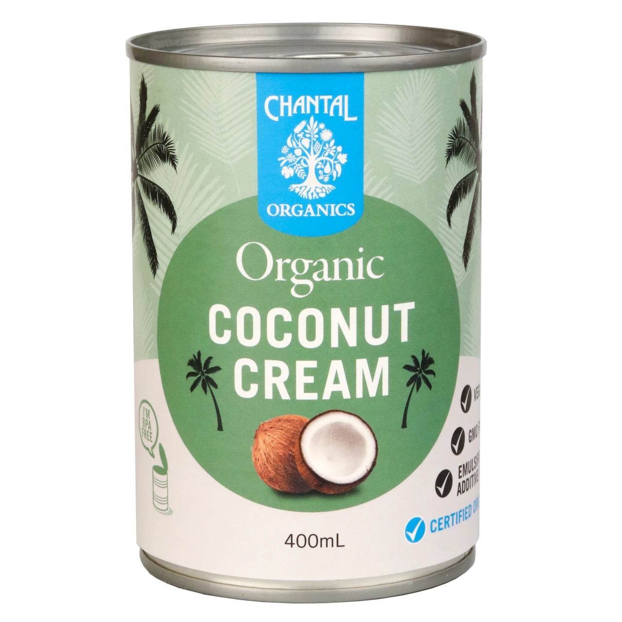 Chantal Coconut Cream 400ml, Organic