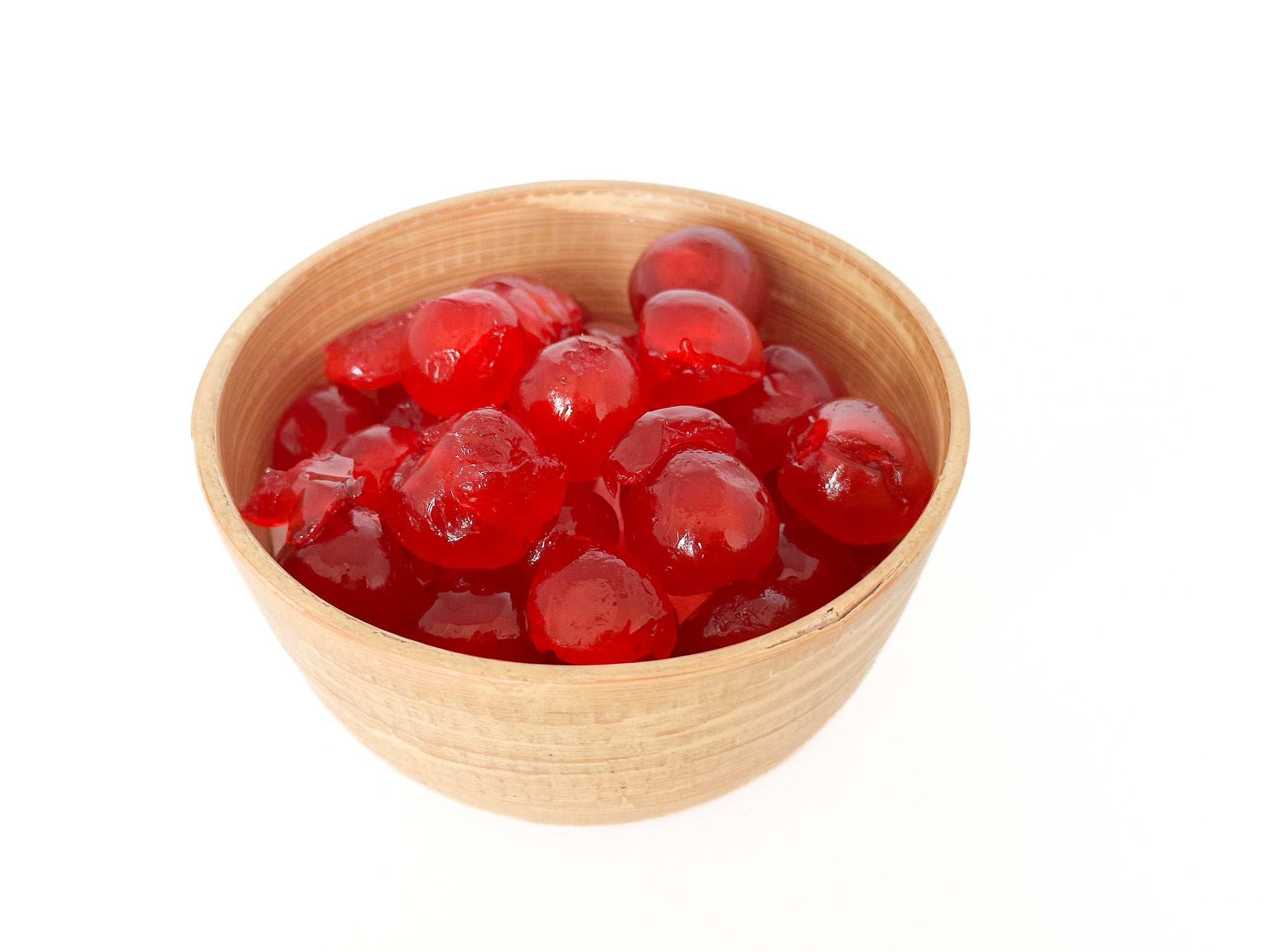 Whole Red Cherries Glazed Candied Fruit - 2 Lbs. Bulk Bakery Supply