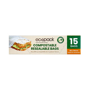 Ecopack 100% Compostable Ziplock Bags (2 sizes)