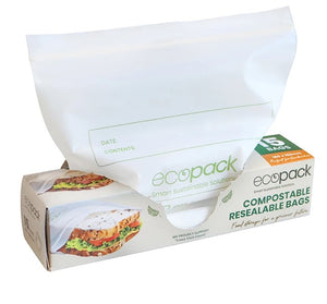 Ecopack 100% Compostable Ziplock Bags (2 sizes)
